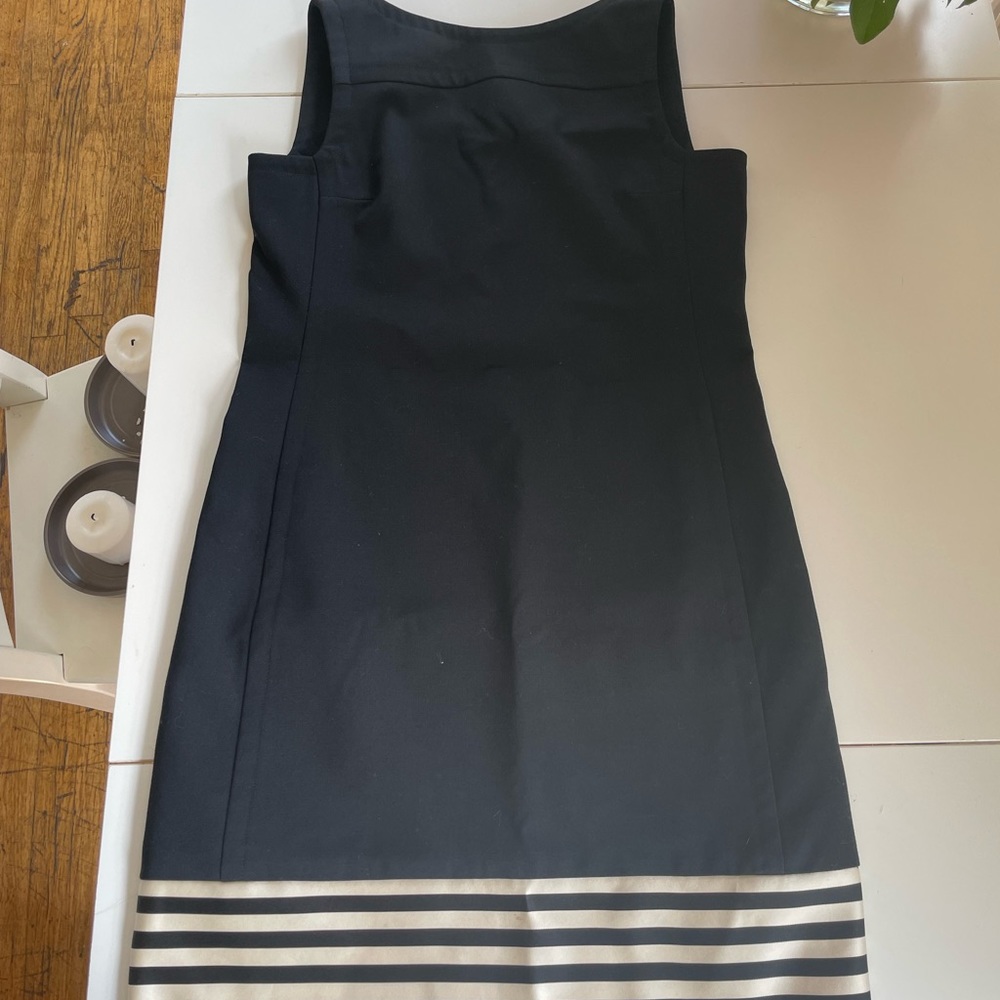 Jil Sander Navy stripped dress.